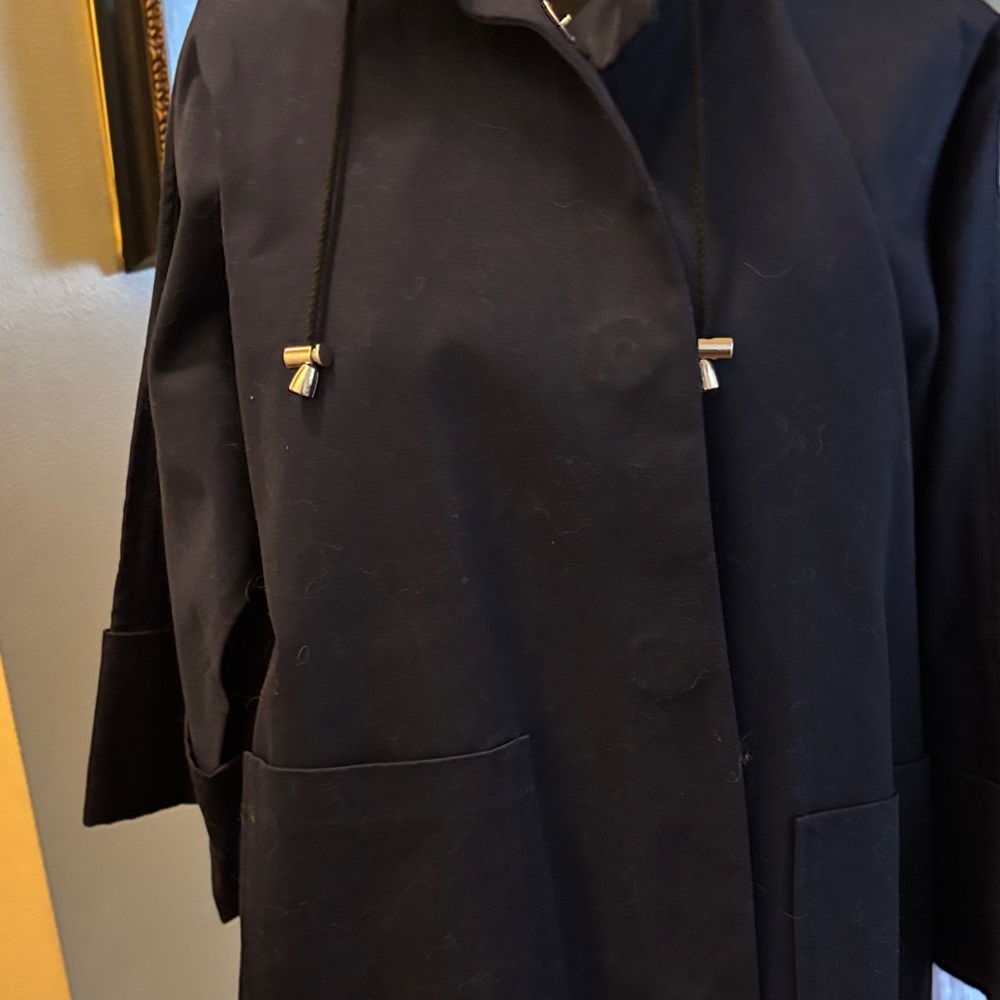 MarlaWynne Midnight Blue jacket with Metallic Buttons - Picture 3 of 6